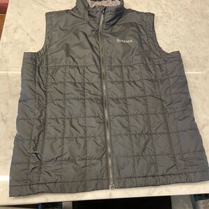 Simms insulated vest, Black, Large